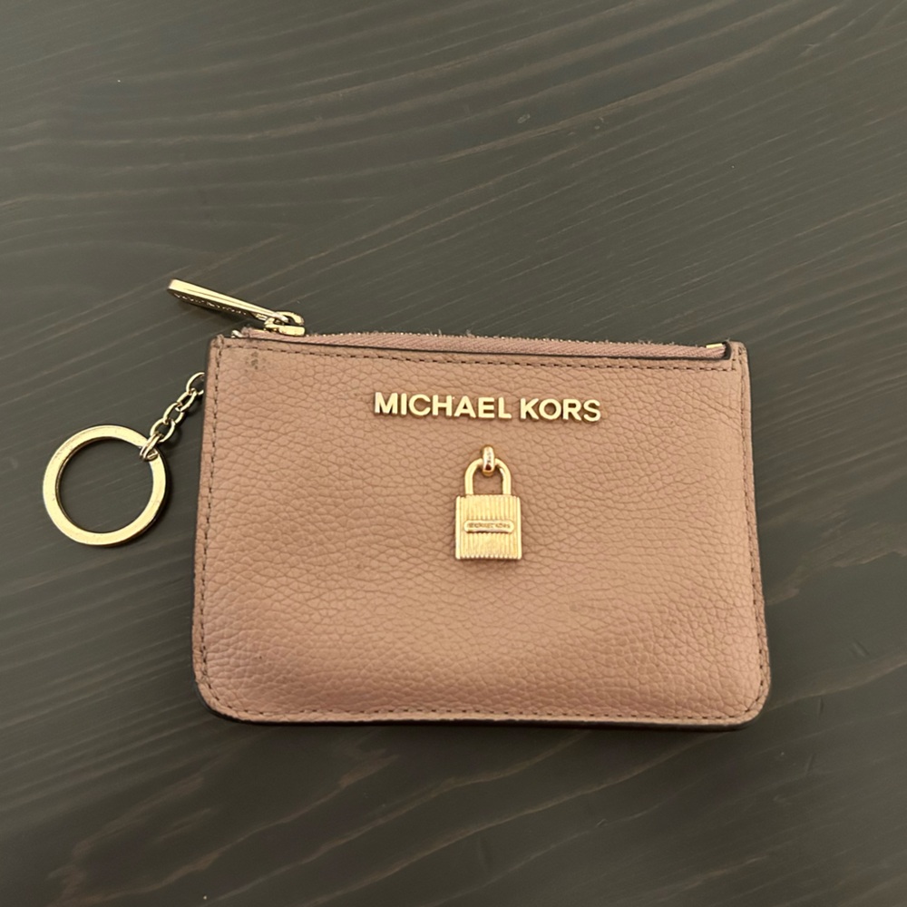 Michael Kors Leather Coin Pouch and Card Holder EUC